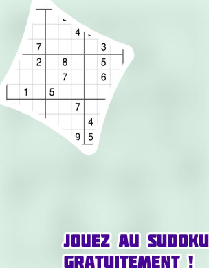 Grille sudoku gratuite du jour