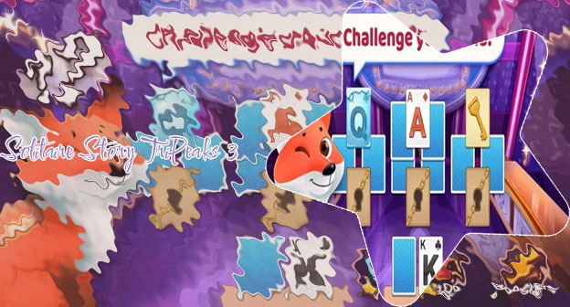 Jeu solitaire story tripeaks