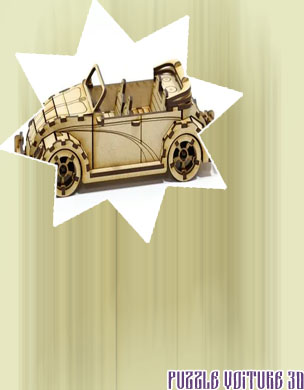 Voiture 3d puzzle
